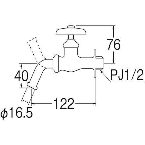 SANEI 万能ホーム水栓(凍結防止付き)