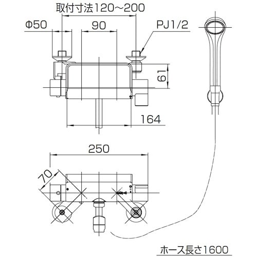SANEI サーモシャワー混合栓