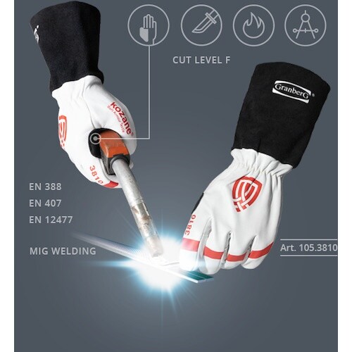 GranberG 耐切創MIG溶接用手袋 XL