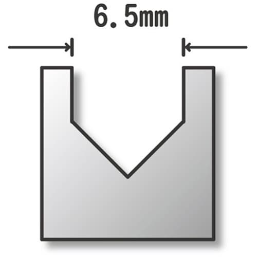 PROXXON トリマービットV溝6.5mm