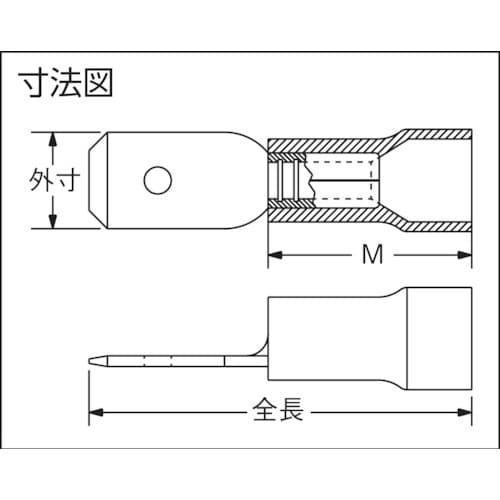 ストロングホールド ビニール絶縁被覆付圧着端子 オ