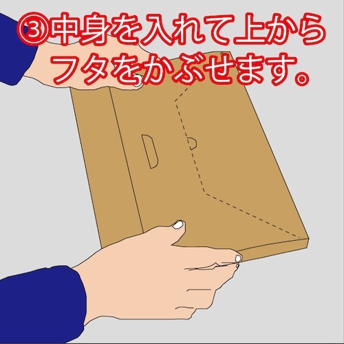 HEIKO 発送用段ボール A4−H30 10枚入