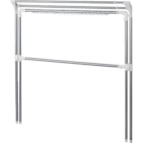 TENMA PORISH伸縮式布団干しX型ダブルバ