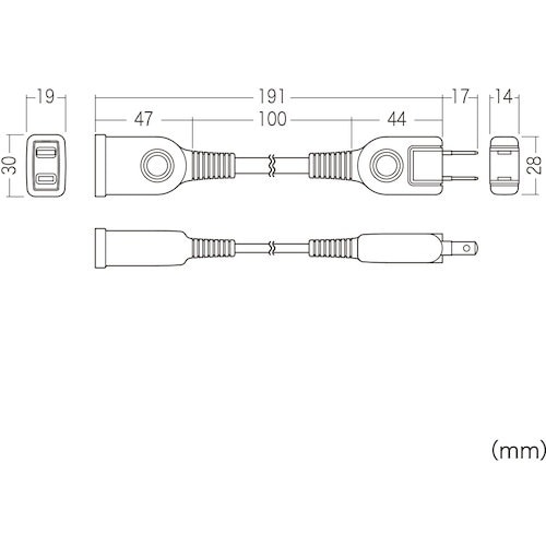 SANWA 電源延長コード
