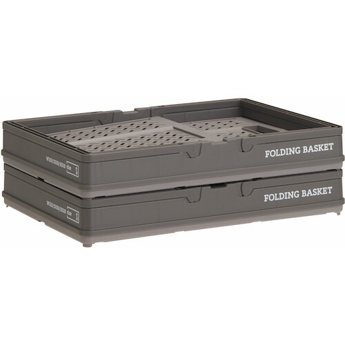 TENMA 折りたたみバスケット ハンドル付きS