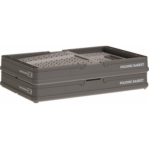 TENMA 折りたたみバスケット ハンドル付きM