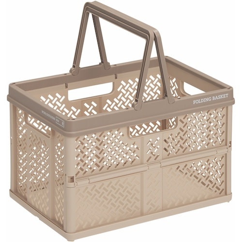 TENMA 折りたたみバスケット ハンドル付きM