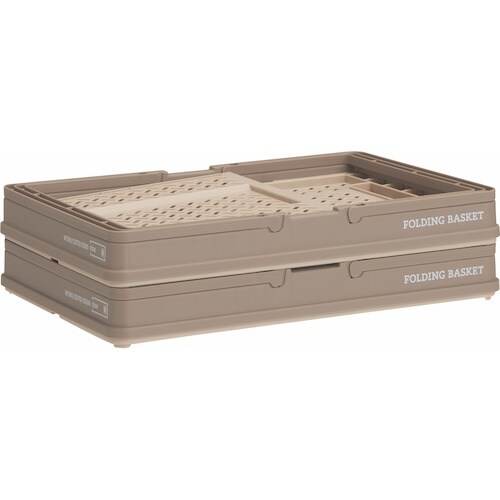 TENMA 折りたたみバスケット ハンドル付きM