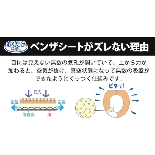 サンコー 消臭ベンザシート3色組