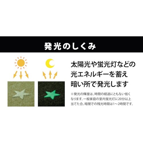 サンコー 吸着蓄光階段マット