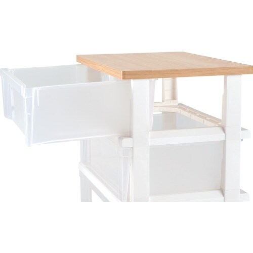 TENMA 木製天板ストッカー550 組立式 4段