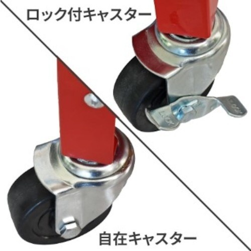 アストロプロダクツ ツールワゴン 3段 レッド 引