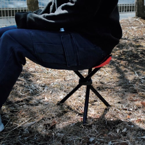 アストロプロダクツ 折畳式 ミニ三角いす