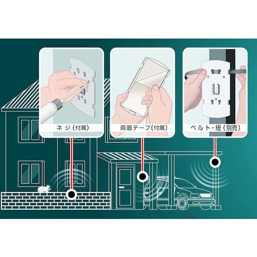 ユタカメイク 変動超音波式ネコ被害軽減器 ガーデン