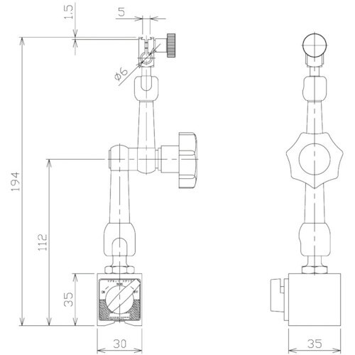 NIKKI ミニマグネットスタンド 関節式