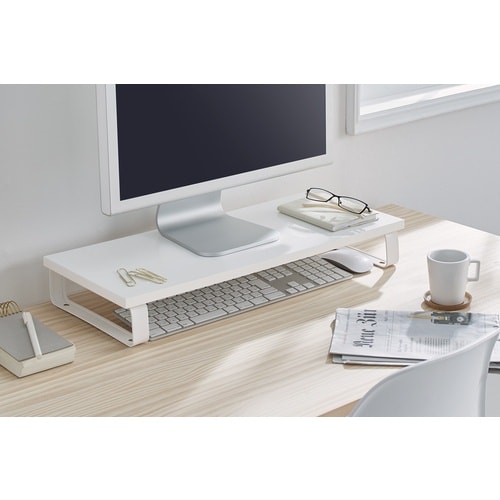 IRIS 285231 モニター台 ホワイト