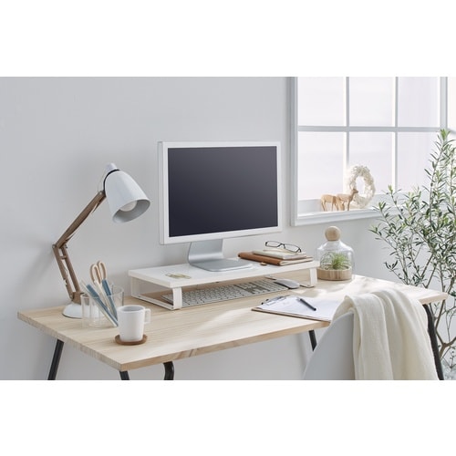 IRIS 285231 モニター台 ホワイト