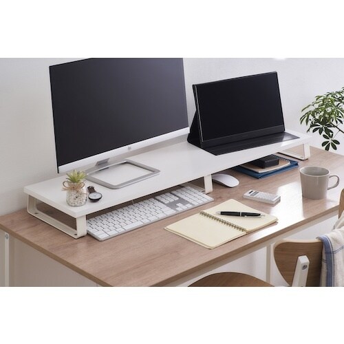 IRIS 288165 モニター台 ホワイト