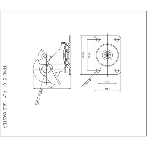SAMSONG サムソン PP、PUキャスター 自