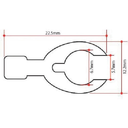 アストロプロダクツ AP クワ型ターミナルφ6MM