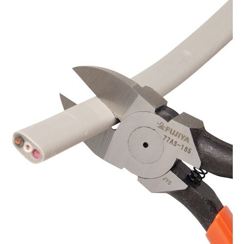 フジ矢 電工VAニッパ(ストレート刃・バネ付き)