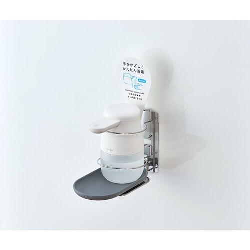 KING JIM テッテ専用壁掛けホルダ− シルバ