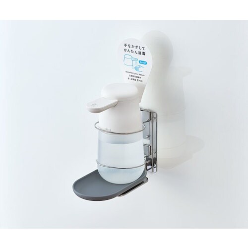 KING JIM テッテ専用壁掛けホルダ− シルバ