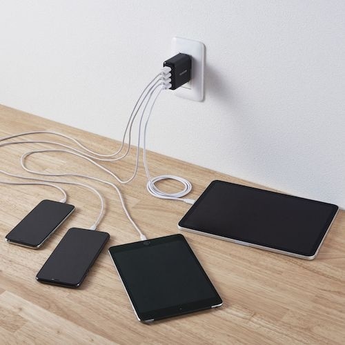 ELECOM AC充電器 4.8A出力 USB−A