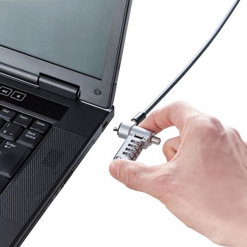 ELECOM セキュリティワイヤーロック ダイヤル