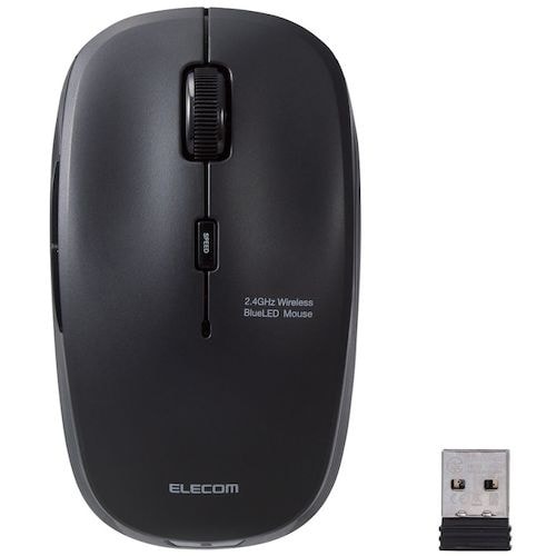 ELECOM BlueLEDマウス 無線 5ボタン