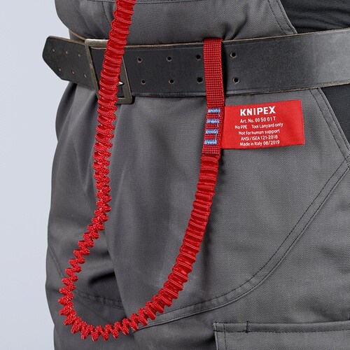 KNIPEX 落下防止ランヤード(カラビナ付き)