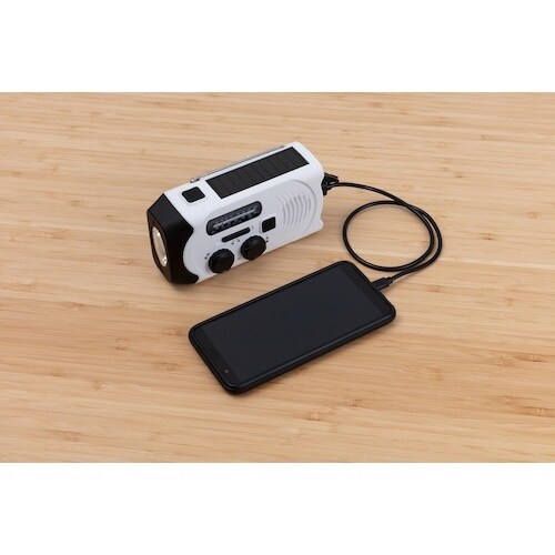 IRIS 517106 手回し充電ラジオライト J