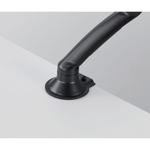 KING JIM モニターアーム 黒 (1面3軸タ