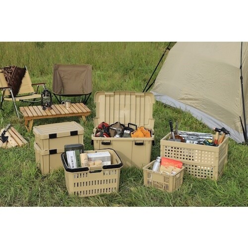 IRIS 285817 ODバスケット ベージュ