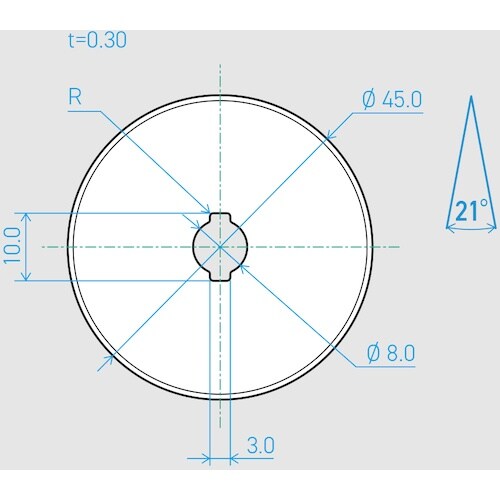 貝印刃物 機械刃 C450−1C 21°(30枚セ