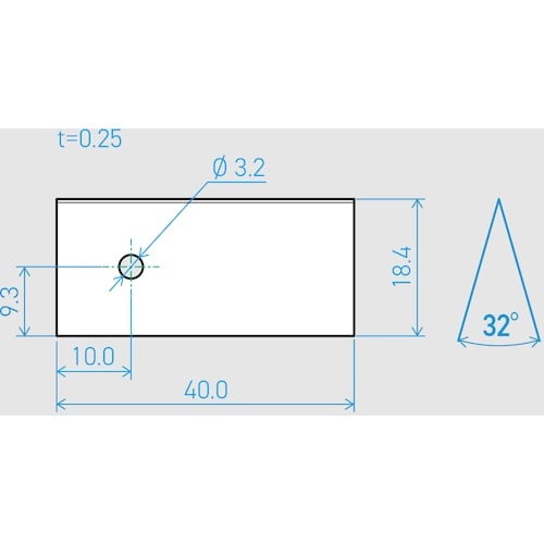 貝印刃物 機械刃 0.25×18.4×40L 32