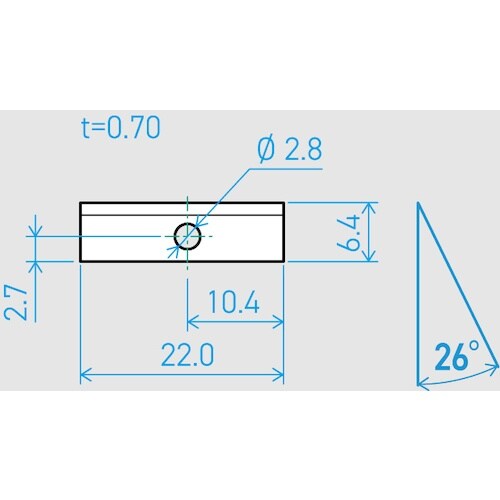 貝印刃物 機械刃 U22−1C 26°(200枚セ