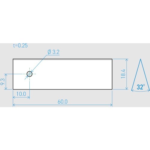 貝印刃物 機械刃 0.25×18.4×60L 32