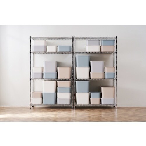 IRIS 288076 フタ付き 積み重ねBOX