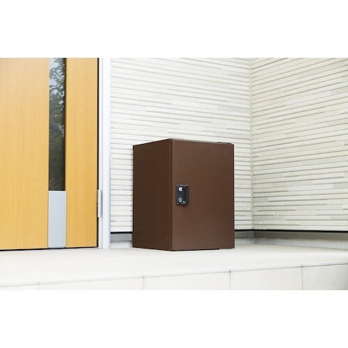 IRIS 286162 宅配ボックスMサイズ ブラ