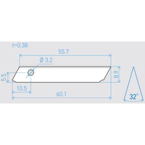 貝印刃物 機械刃 N56−3C 32°(200枚セ