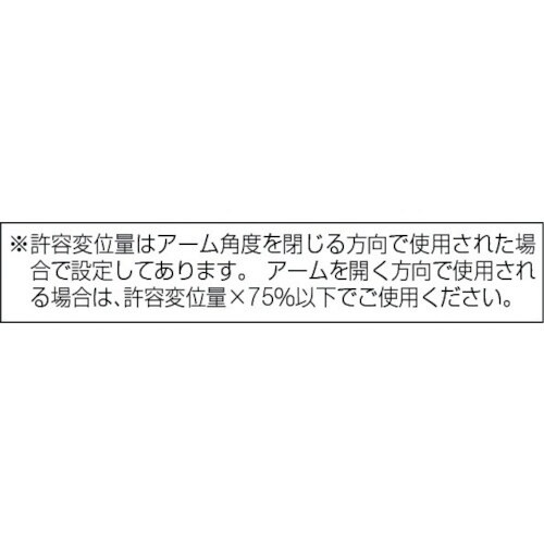 TRUSCO 【売切廃番】トーションばね D6XL