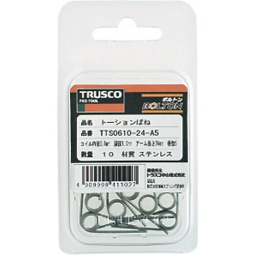 TRUSCO 【売切廃番】トーションばね D7XL