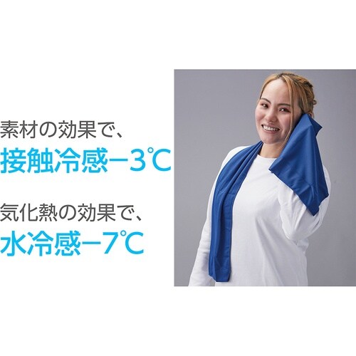 緑十字 冷感タオル SHAKE&COOLプラス ブ