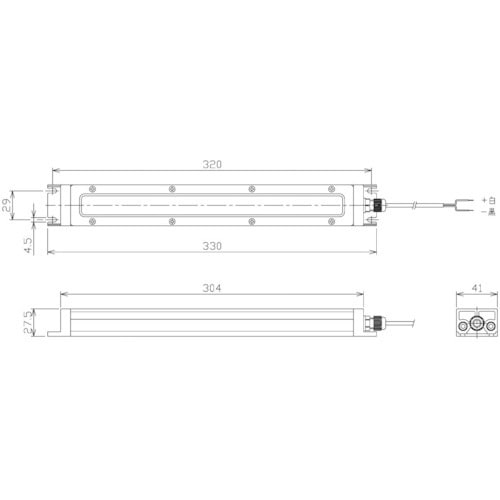 NIKKI 防水型LEDフラット型ライト 8W D