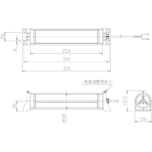 NIKKI 防水型LEDリニアライトAC100ー2
