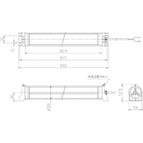 NIKKI 防水型LEDリニアライト AC100−
