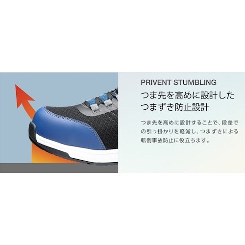 ミドリ安全 高反発ソール 先芯入りスニーカー QL