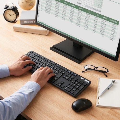 ELECOM Bluetoothフルキーボード 薄