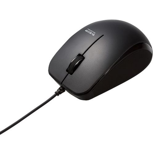 ELECOM BlueLEDマウス 有線 3ボタン